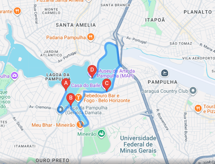 Roteiro pela Pampulha