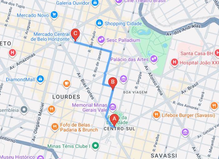 Roteiro pelo Centro